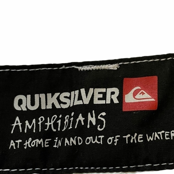 Quicksilver Men’s Grey Plaid Regular Fit Casual 28” Hybrid Amphibian Sho… - Picture 3 of 8